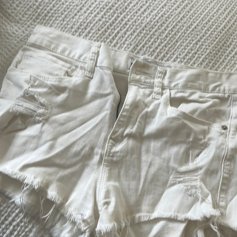 Express white shorts
